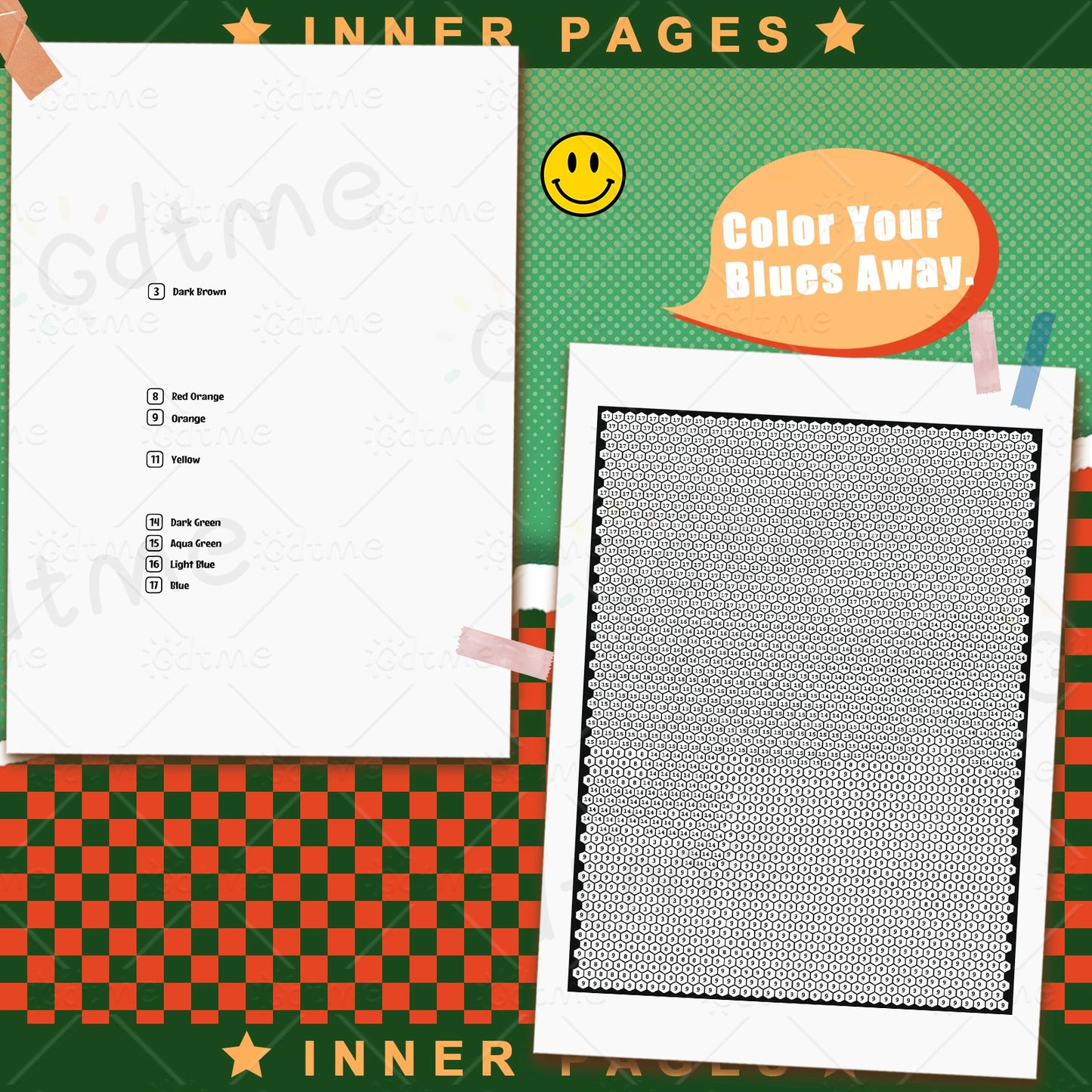 ColorQuest™ 100-Quest Art Book 🎨🗺️ Relax. Color. Discover.