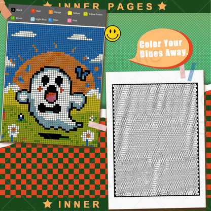 ColorQuest™ 100-Quest Art Book 🎨🗺️ Relax. Color. Discover.